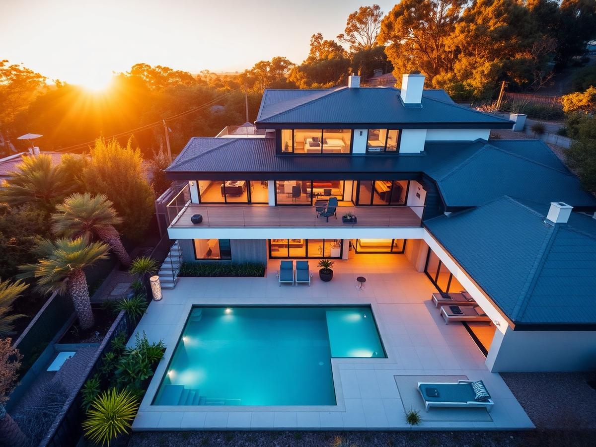 Aerial home photography