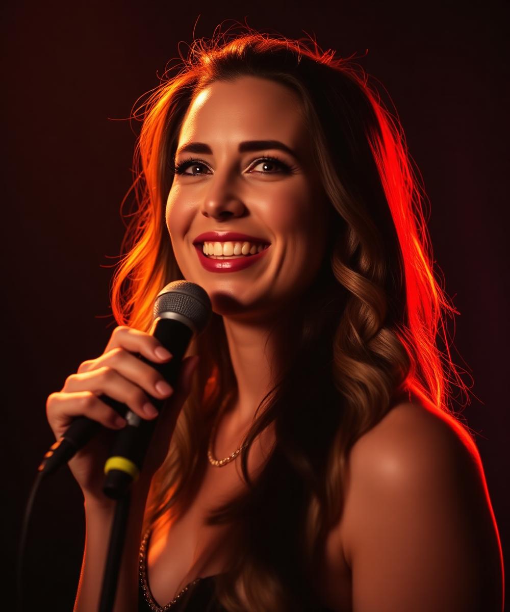 Tanya, singer and host